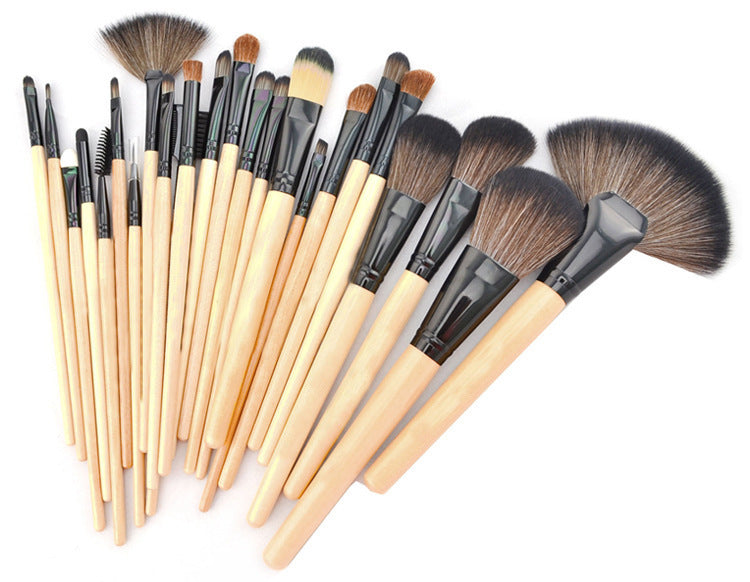 Manufacturer 24 Makeup Brushes 24 Wood Color Makeup Brushes 24 Horse Hair Sets Send Brush Pack Makeup Tools Manufacturer 24 Makeup Brushes 24 Wood Color Makeup Brushes 24 Horse Hair Sets Send Brush Pack Makeup Tools
